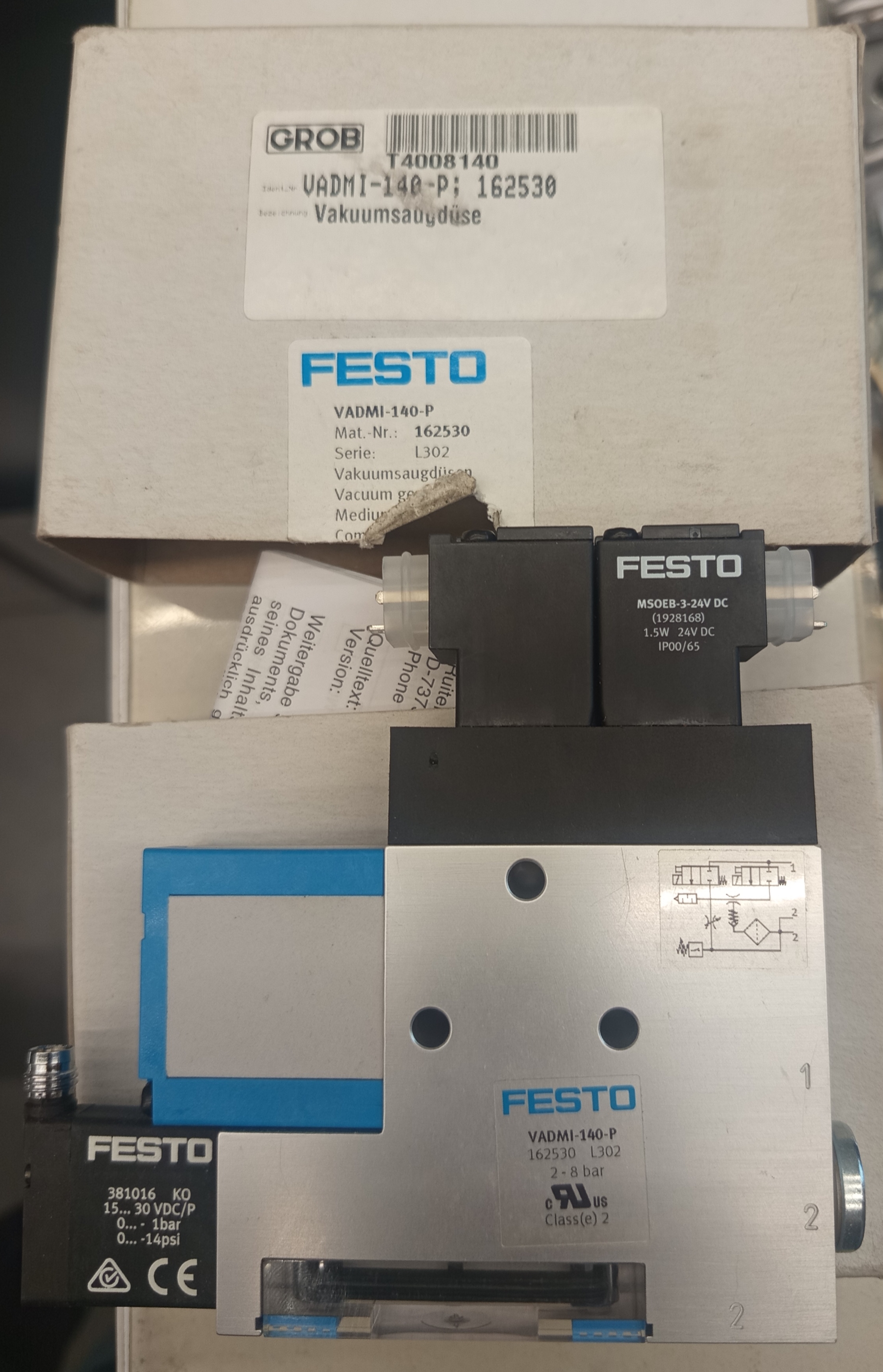 شیر وکیوم فستو FESTO-VADMI-140-P